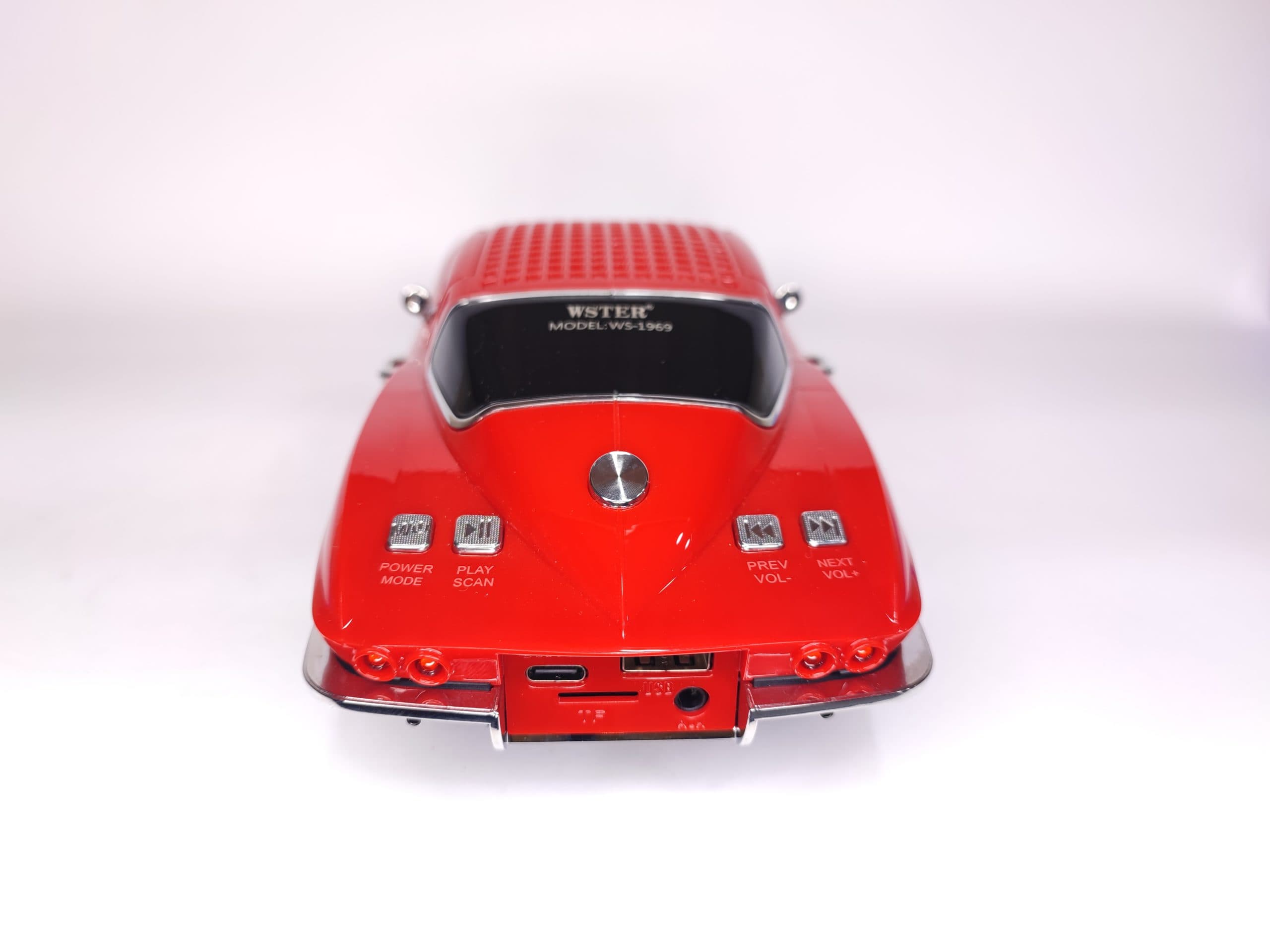 اسپیکر بلوتوثی طرح ماشین WSTER WS-1969 — تصویر ۶