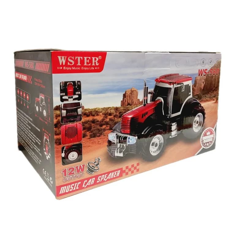 اسپیکر بلوتوثی طرح ماشین WSTER WS-560 — تصویر ۵