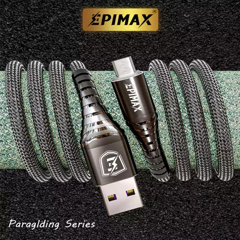کابل شارژ میکرو پاراگلایدر Epimax EC-10 1.2M — تصویر ۶