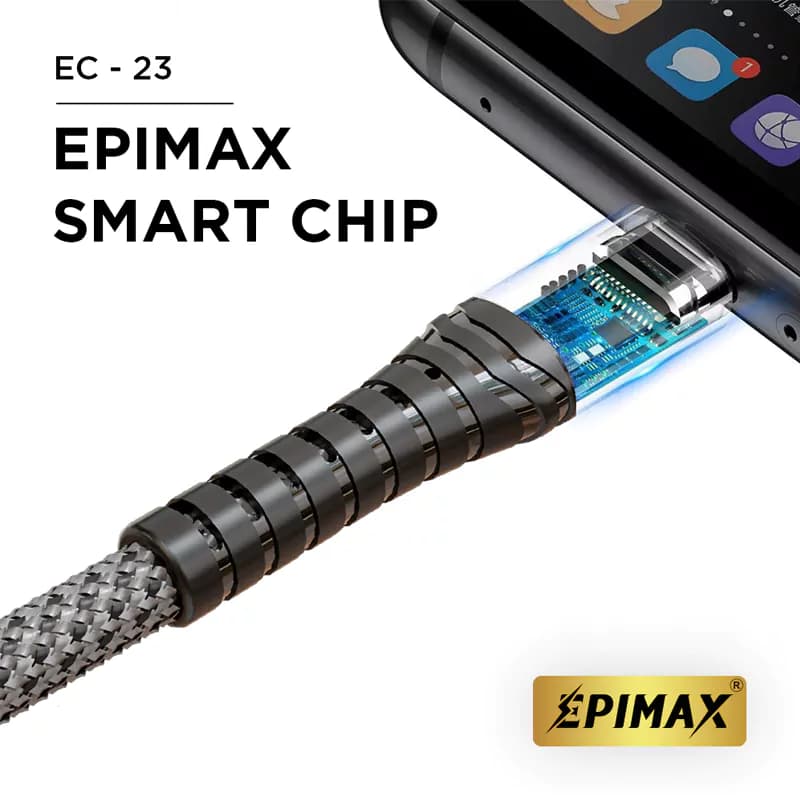 کابل شارژ دو سر تایپ سی EPIMAX EC-23 — تصویر ۳