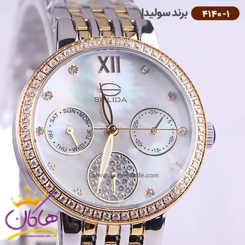 ساعت سولیدا زنانه فلزی مدل 4140/1 — تصویر ۲