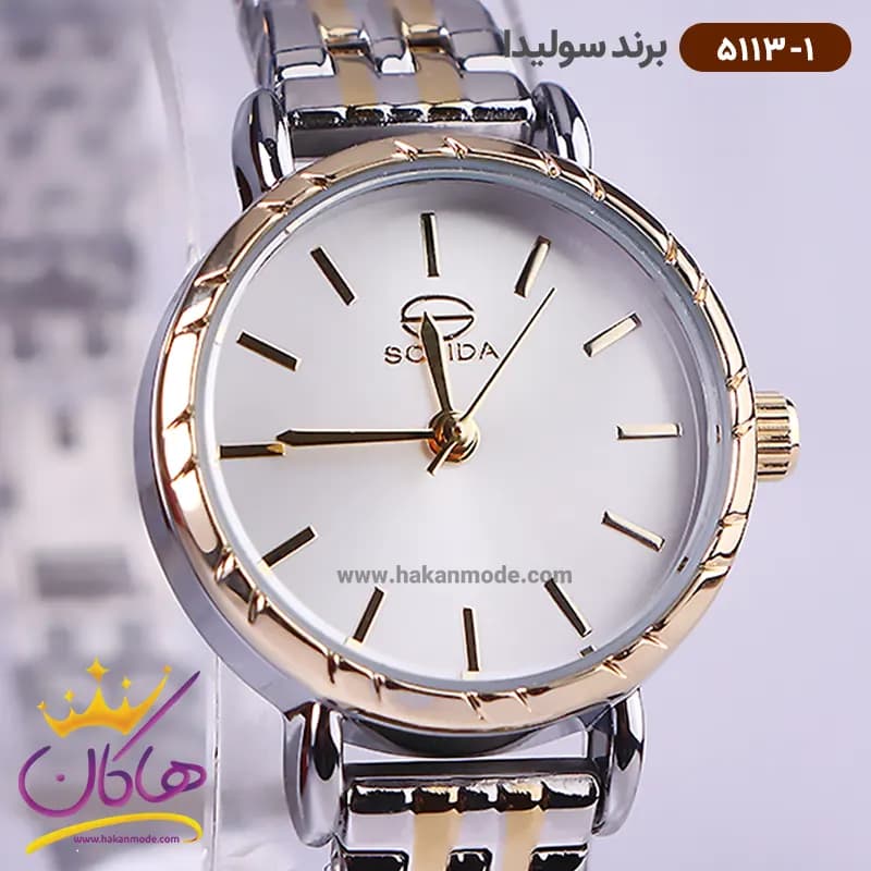 ساعت سولیدا زنانه بند استیل 5113/1 — تصویر ۲
