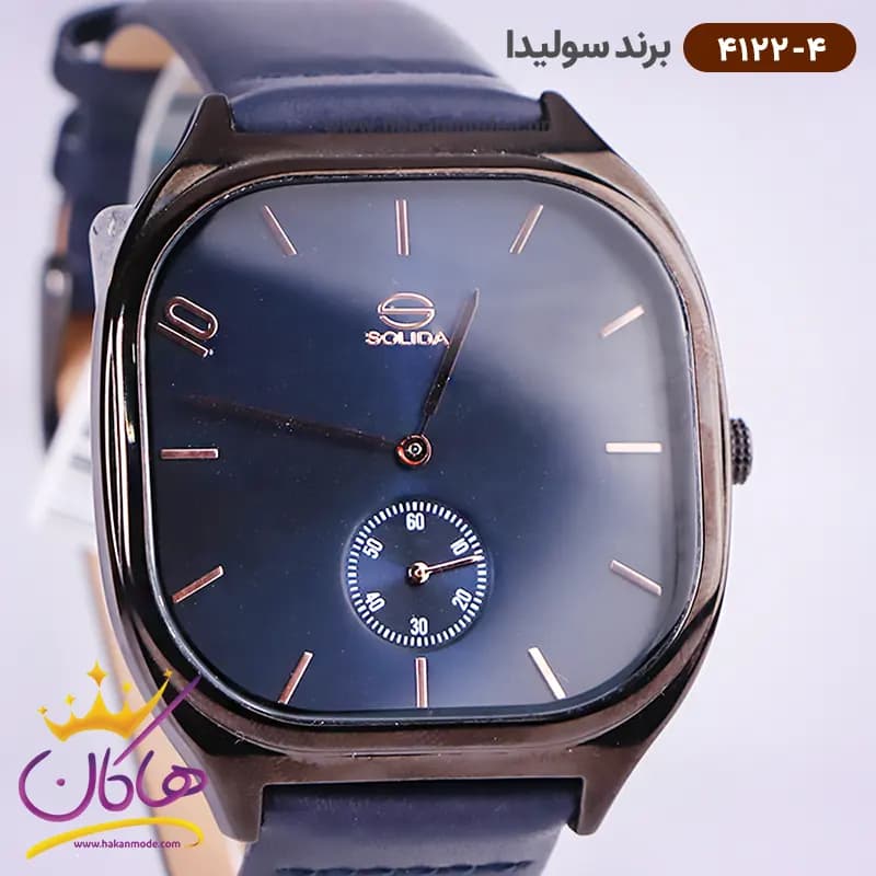 ساعت سولیدا مردانه بند چرمی 4122/4 — تصویر ۲
