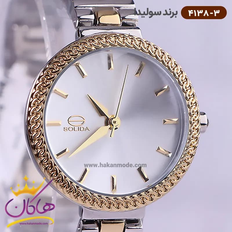 ساعت سولیدا زنانه بند استیل 4138/3 — تصویر ۲
