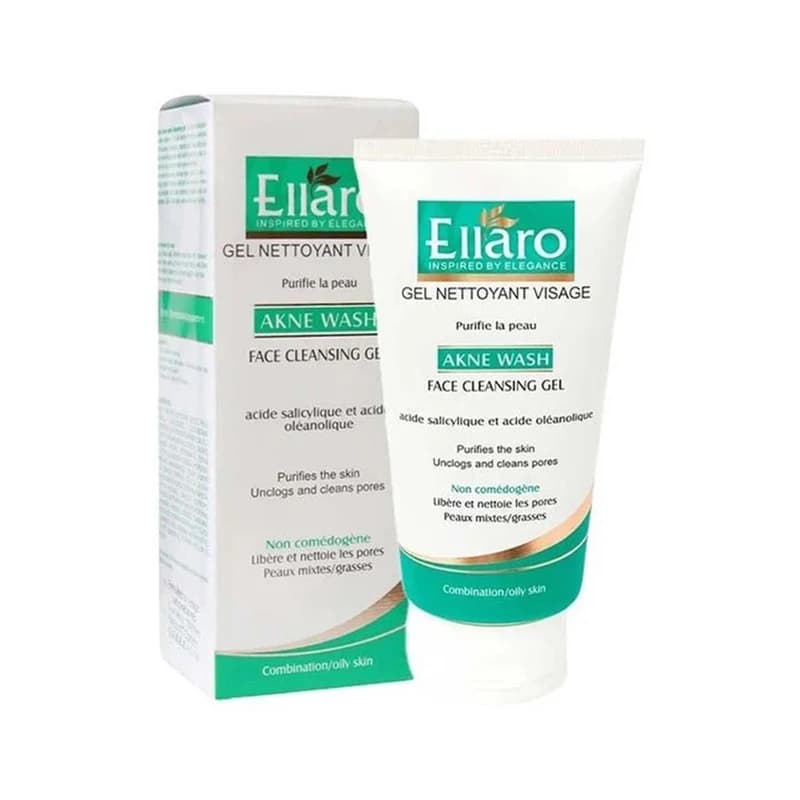 ژل شستشوی صورت الارو مدل AKNE WASH تحت لیسانس حجم 150 میلی لیتر — تصویر ۶