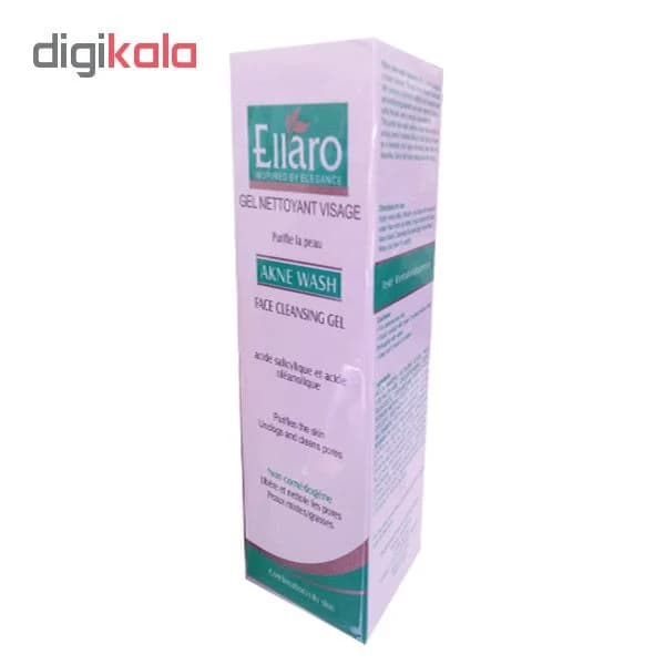 ژل شستشوی صورت الارو مدل AKNE WASH تحت لیسانس حجم 150 میلی لیتر — تصویر ۴