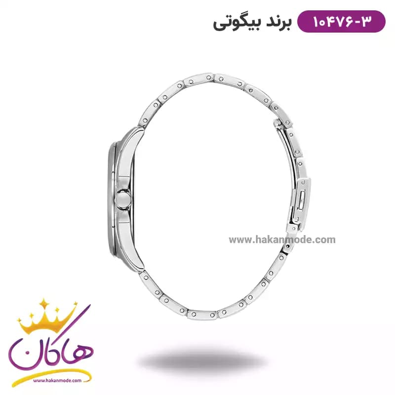 ساعت بیگوتی مردانه فلزی صفحه طوسی کد BG.1.10476-3 — تصویر ۲