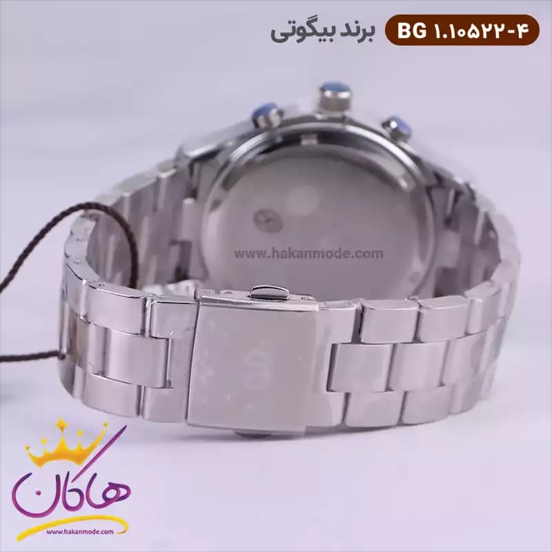 ساعت مچی بیگوتی مردانه فلزی صفحه رزگلد کد BG.1.10522-4 — تصویر ۴