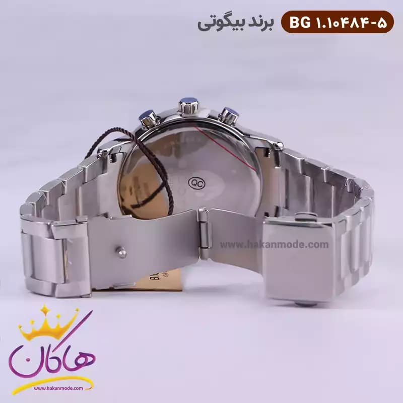 ساعت مچی بیگوتی مردانه استیل نقره ای فول تایم کد BG.1.10484-5 — تصویر ۳