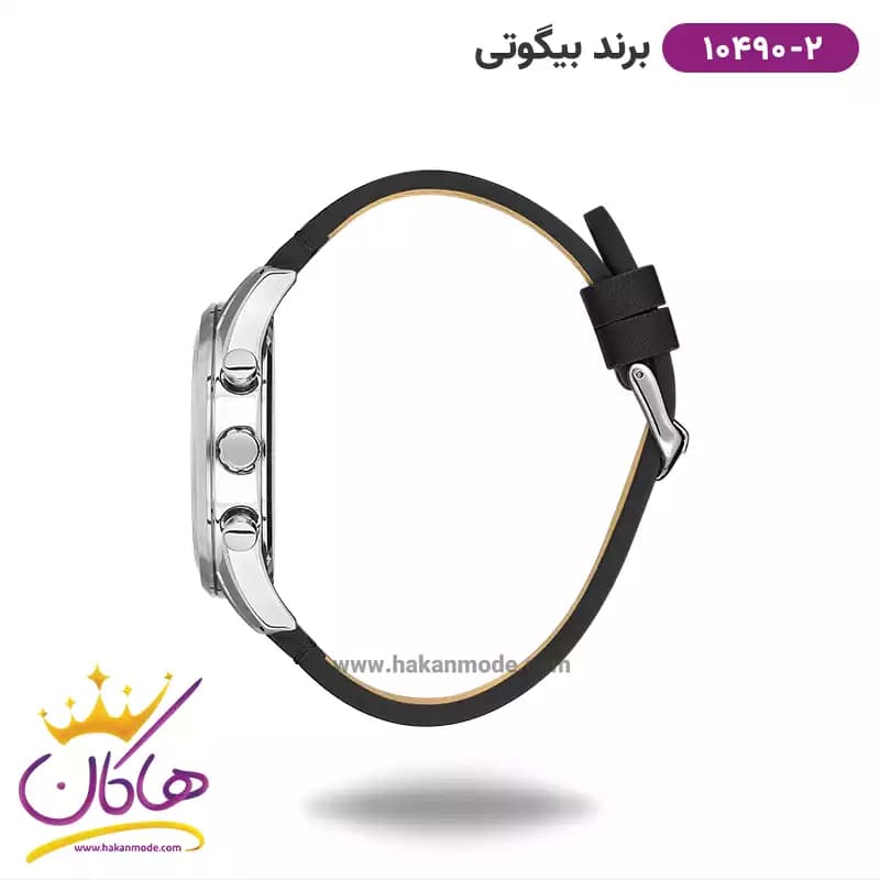 ساعت بیگوتی مردانه بند چرمی فول تایم کد BG.1.10490-2 — تصویر ۲