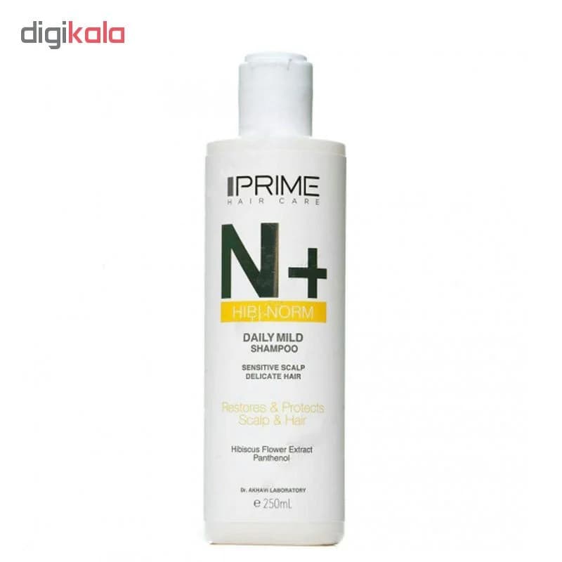 شامپو روزانه پرایم مدل N+ Hibi Norm مناسب پوست سر حساس و موهای نازک حجم 250 میلی لیتر950645 — تصویر ۲