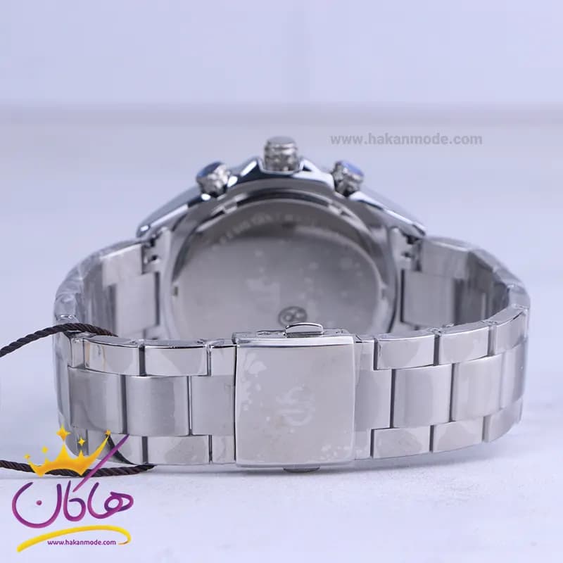 ساعت مچی بیگوتی مردانه فلزی صفحه آبی فول دیت کد BG.1.10518-4 — تصویر ۳