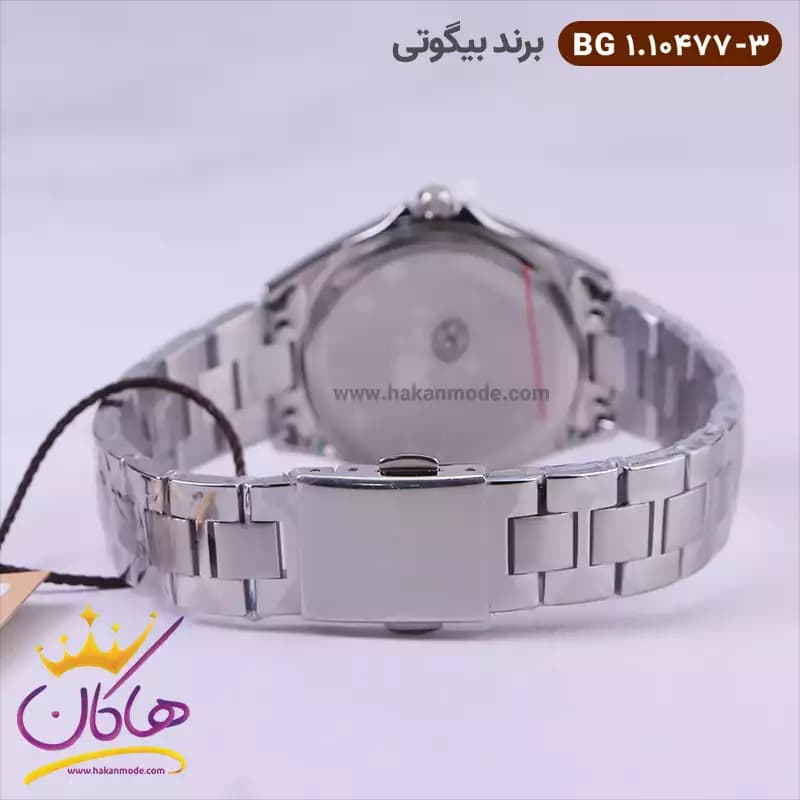 ساعت مچی بیگوتی زنانه فلزی صفحه طوسی کد BG.1.10477-3 — تصویر ۴