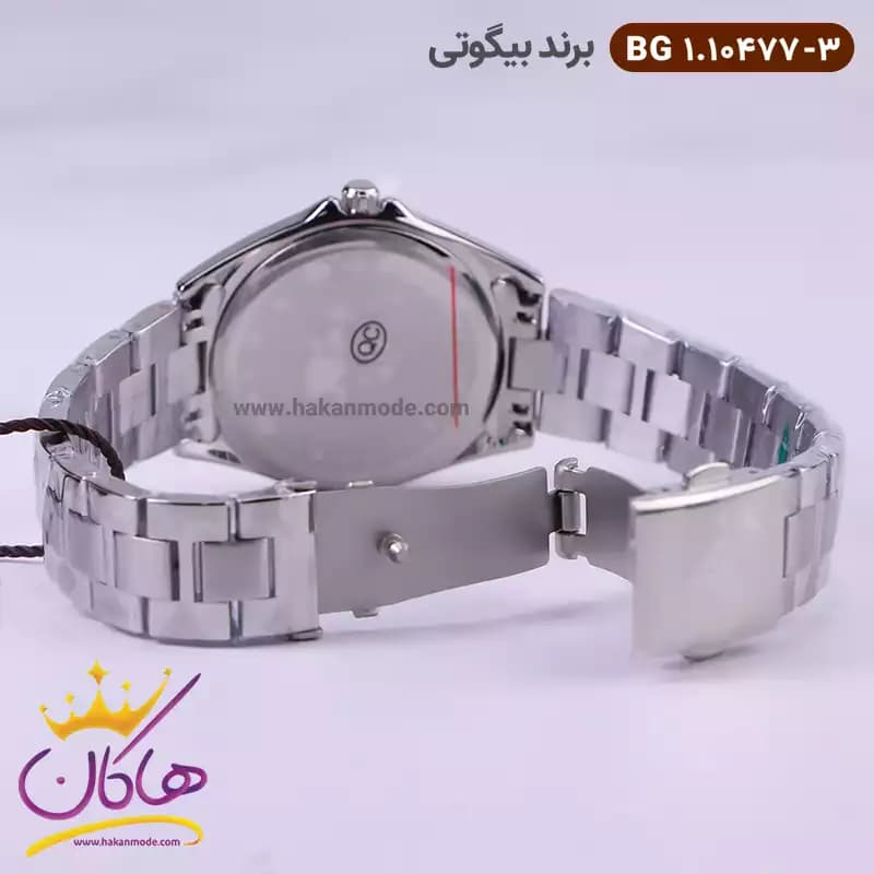 ساعت مچی بیگوتی زنانه فلزی صفحه طوسی کد BG.1.10477-3 — تصویر ۳