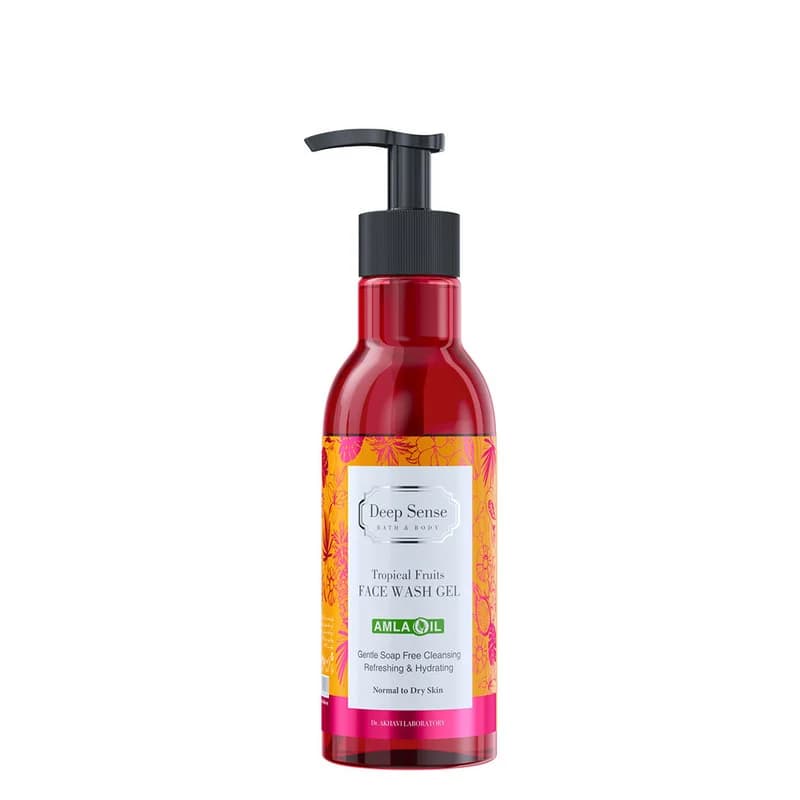 ژل شستشو صورت دیپ سنس مدل میوه های استوایی مناسب پوست معمولی و خشک حجم 250 میلی لیتر — تصویر ۲