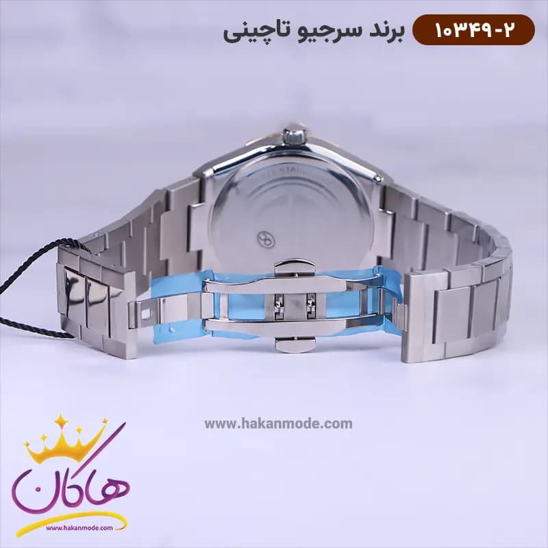 ساعت سرجیو تاچینی مردانه فلزی صفحه سبز کد 10349/2 — تصویر ۲