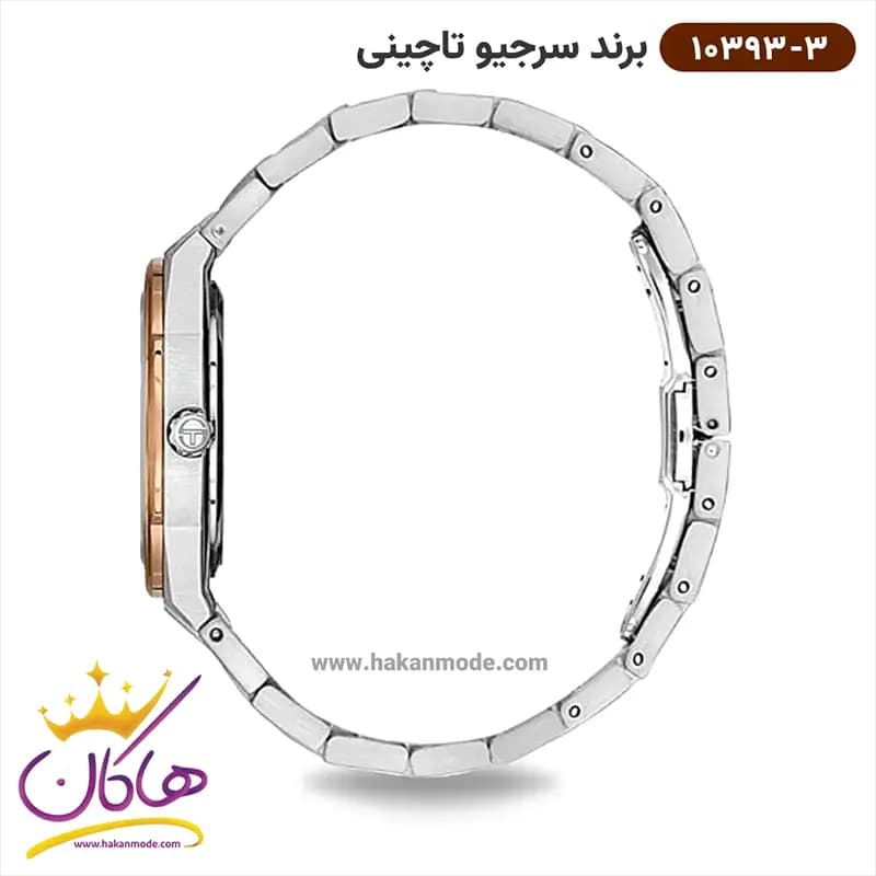 ساعت سرجیو تاچینی مردانه فلزی صفحه سبز کد 10393/3 — تصویر ۲