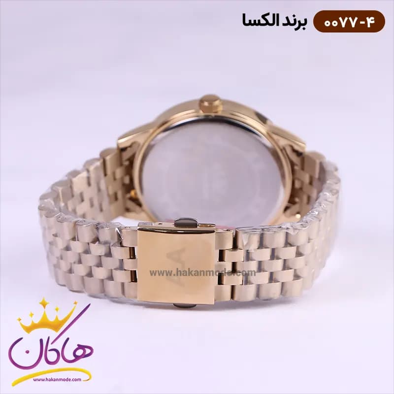 ساعت الکسا مردانه فلزی کد 0077/4 — تصویر ۳