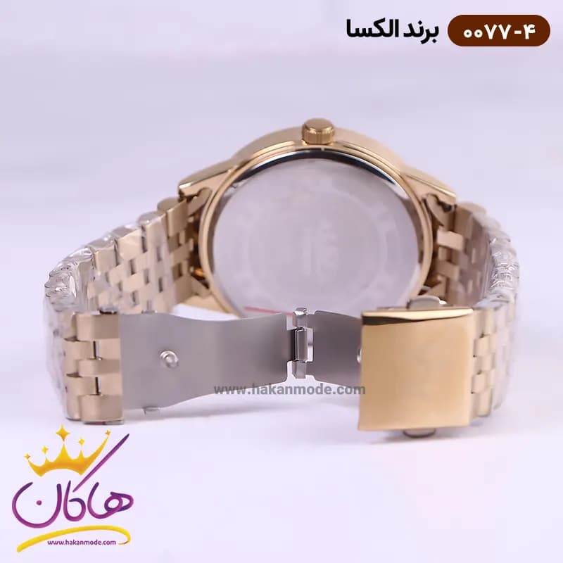 ساعت الکسا مردانه فلزی کد 0077/4 — تصویر ۴