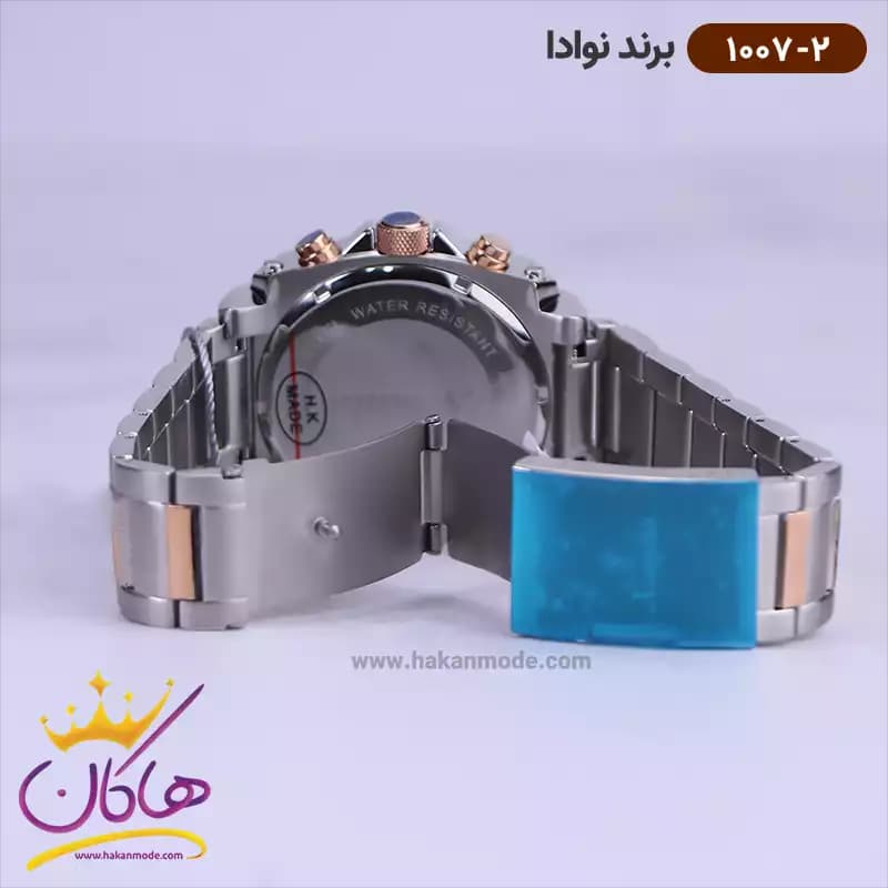 ساعت نوادا مردانه کرنوگراف نقره ای رز کد 1007/2 — تصویر ۲