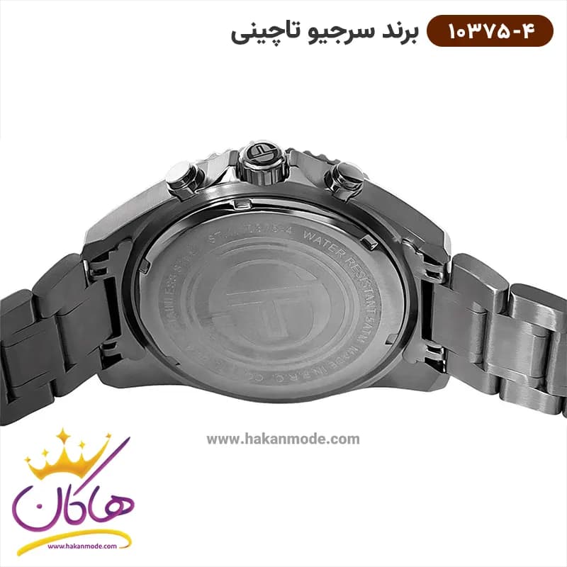 ساعت مچی سرجیو تاچینی مردانه استیل نقره ای کد 10375/4 — تصویر ۳