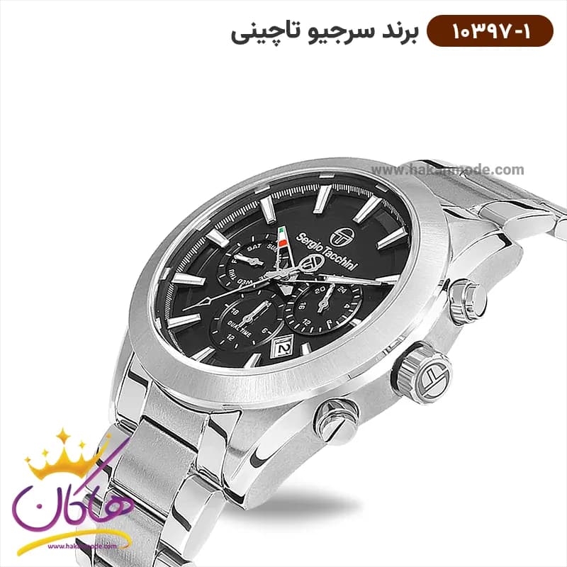 ساعت مچی سرجیو تاچینی مردانه فلزی نقره‌ای کد 10397/1