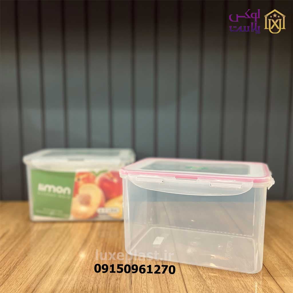 ظرف فریزری مستطیل 4.5 لیتری لیمون 824 — تصویر ۴