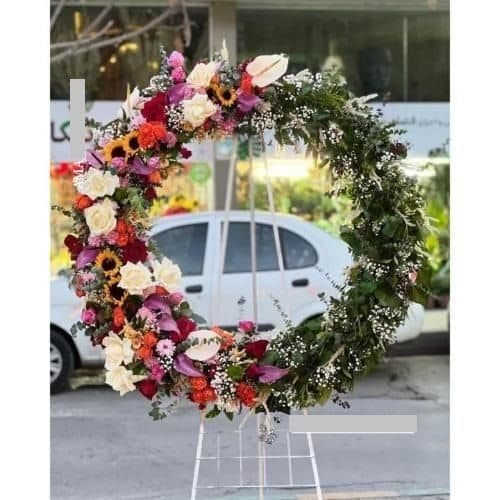 تاج گل از گل فروشی محله شاهین تهران t2906
