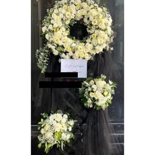 تاج گل از گل فروشی محله تهران استاد معین t2803