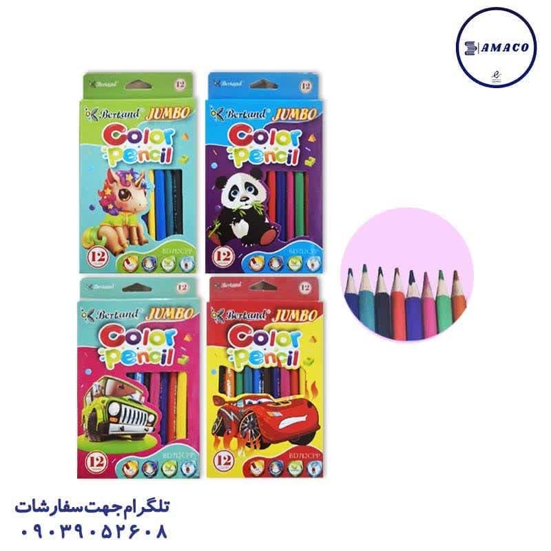 مداد رنگی 12 جامبو 712