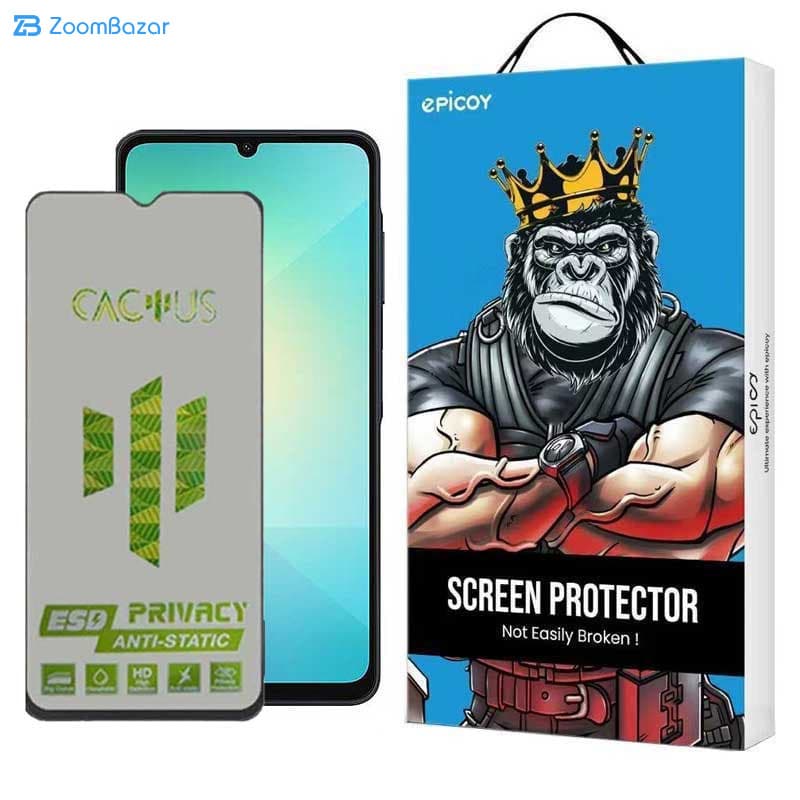 گلس پرایوسی اپیکوی مدل Cactus-ESD-Privacy مناسب برای گوشی موبایل سامسونگ Galaxy A06/A06s/A05s/A05/F05 — تصویر ۲