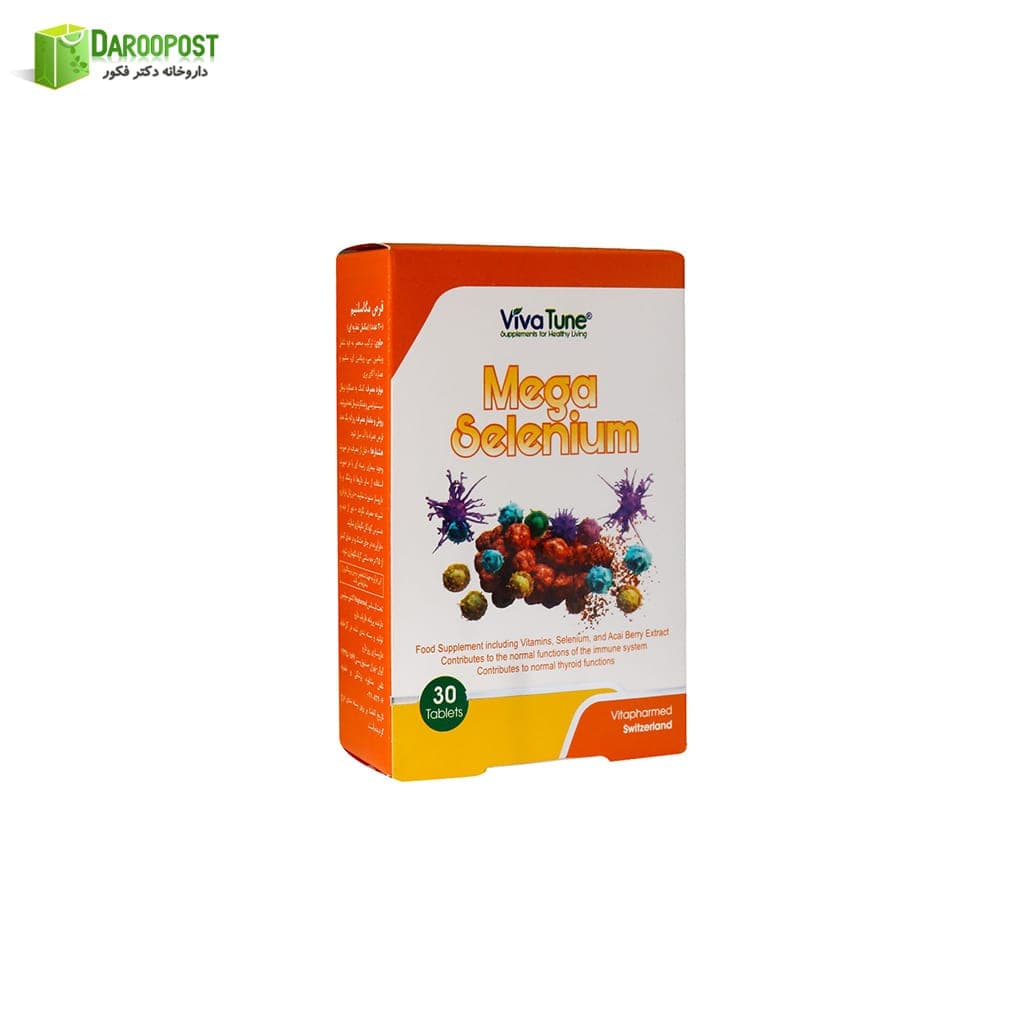 قرص مگا سلنیوم 30 عددی ویواتیون | Viva Tune Mega Selenium 30 Tablets