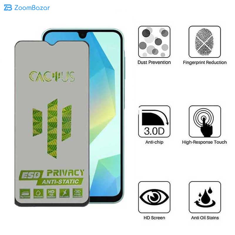 گلس پرایوسی اپیکوی مدل Cactus-ESD-Privacy مناسب برای گوشی موبایل سامسونگ Galaxy A16 5G/ A16 4G — تصویر ۴