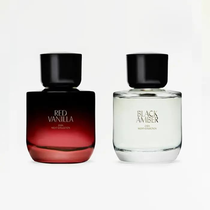 عطر دو قلو زارا رد وانیلا و بلک آمبر