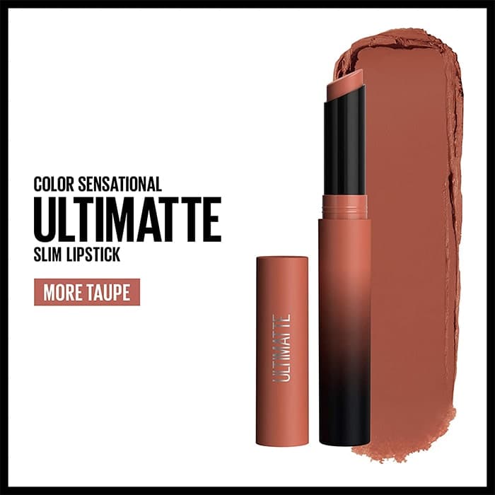 رژ لب استیکی مات میبلین رنگ More Taupe 799 — تصویر ۳