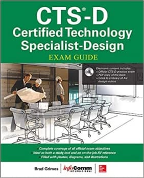 کتابCTS-D Certified Technology Specialist-Design Exam Guide 1st Edition