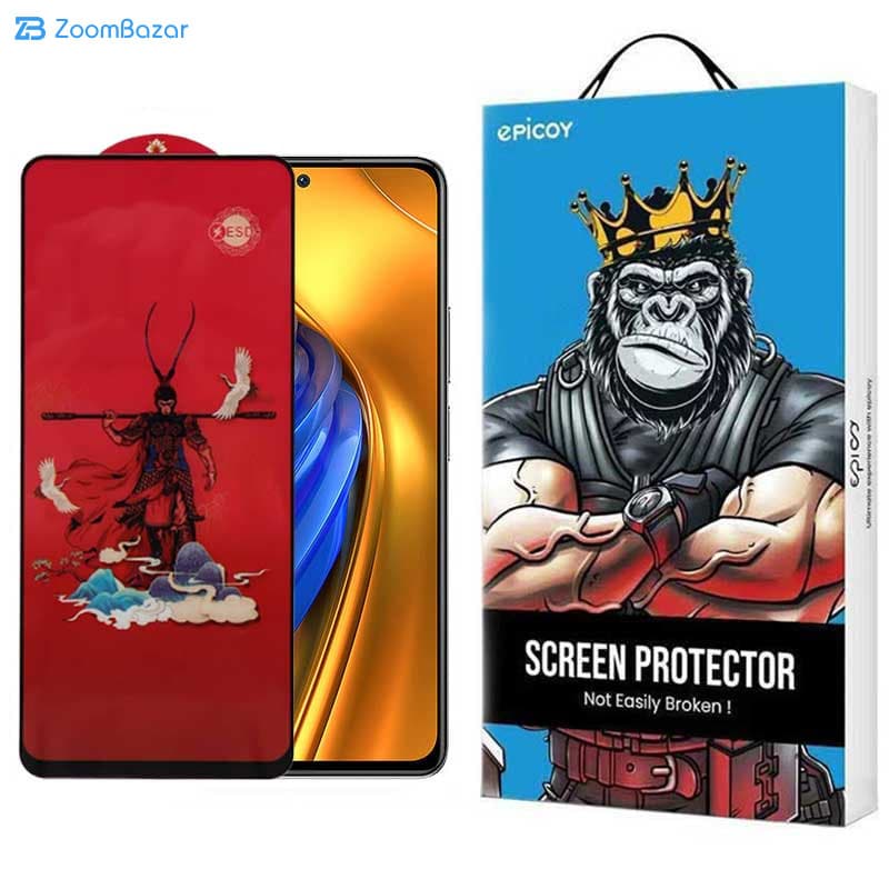 گلس اپیکوی مدل Monkey King مناسب برای گوشی موبایل شیائومی Poco F5 Pro / F5 / F4 GT/ F3 GT/ F4/ F3 — تصویر ۲