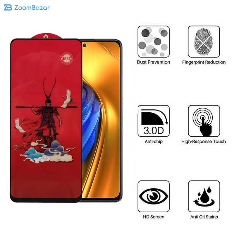 گلس اپیکوی مدل Monkey King مناسب برای گوشی موبایل شیائومی Poco F5 Pro / F5 / F4 GT/ F3 GT/ F4/ F3 — تصویر ۴