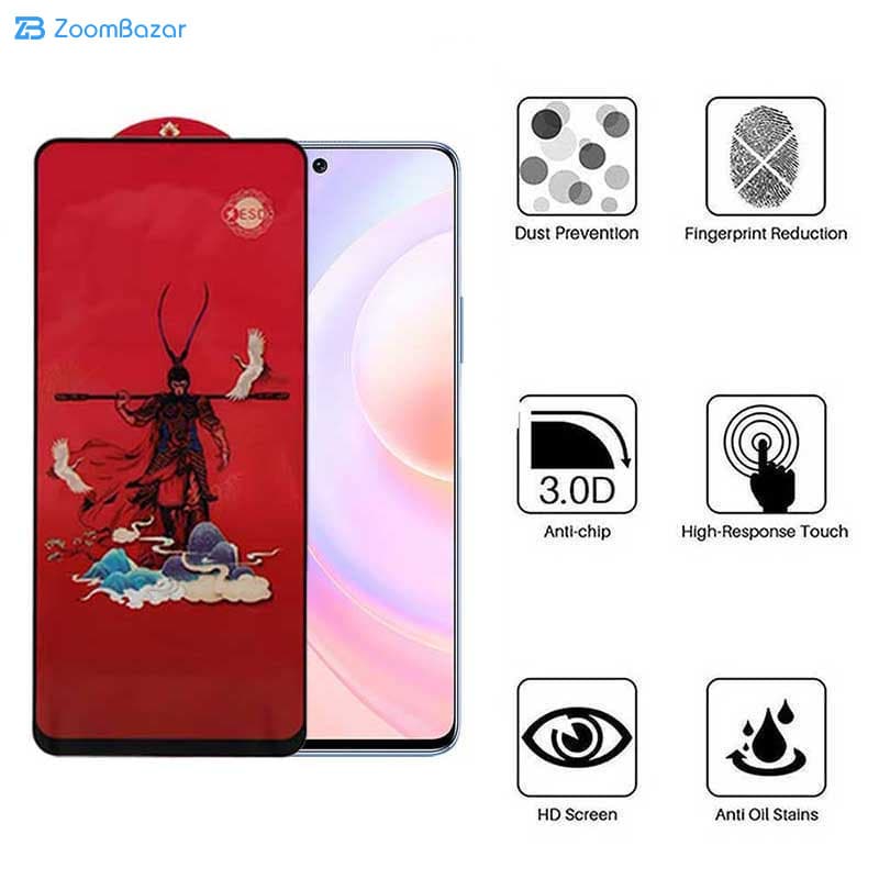 گلس اپیکوی مدل Monkey King مناسب برای گوشی موبایل آنر Nova 9 Se/50 Se — تصویر ۳