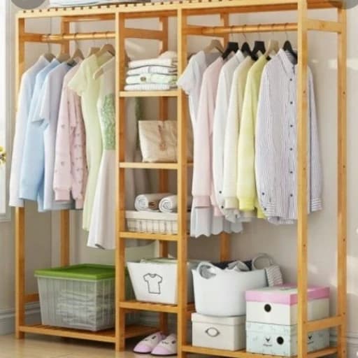 رگال چوبی لباس بزرگ2 مبلمان اورلین مدل 973642