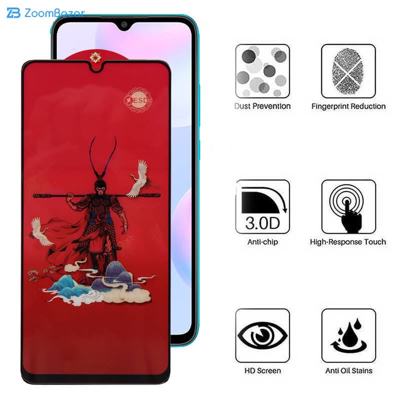 گلس اپیکوی مدل Monkey King مناسب برای گوشی موبایل شیائومی Redmi 9i/Redmi 9i Sport/Redmi 9AT — تصویر ۳