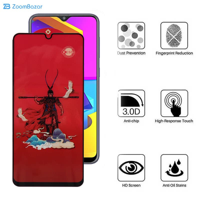 گلس اپیکوی مدل Monkey King مناسب برای گوشی موبایل سامسونگ Galaxy M10s 4G/M21s 4G/M21 4G/M22 4G — تصویر ۳