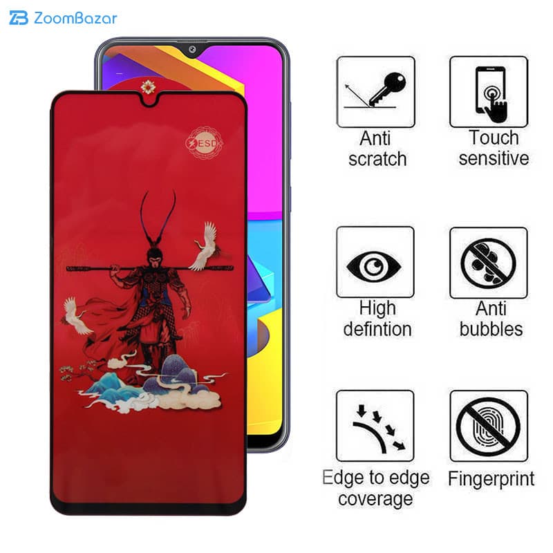 گلس اپیکوی مدل Monkey King مناسب برای گوشی موبایل سامسونگ Galaxy M10s 4G/M21s 4G/M21 4G/M22 4G — تصویر ۵