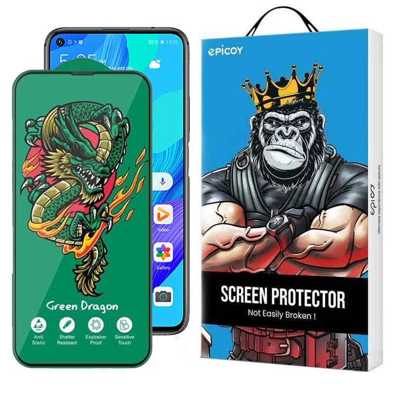 گلس اپیکوی مدل Green Dragon ExplosionProof مناسب برای گوشی موبایل هوآوی Nova 5T