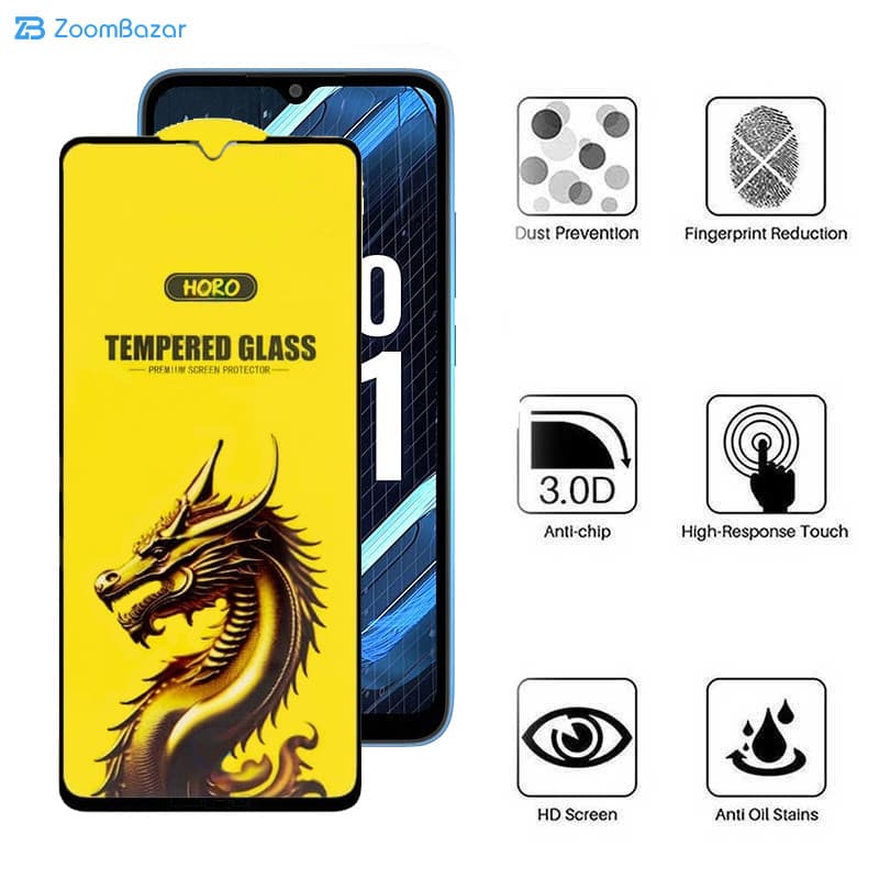 گلس اپیکوی مدل Golden Dragon مناسب برای گوشی موبایل شیائومی Poco C31 — تصویر ۴