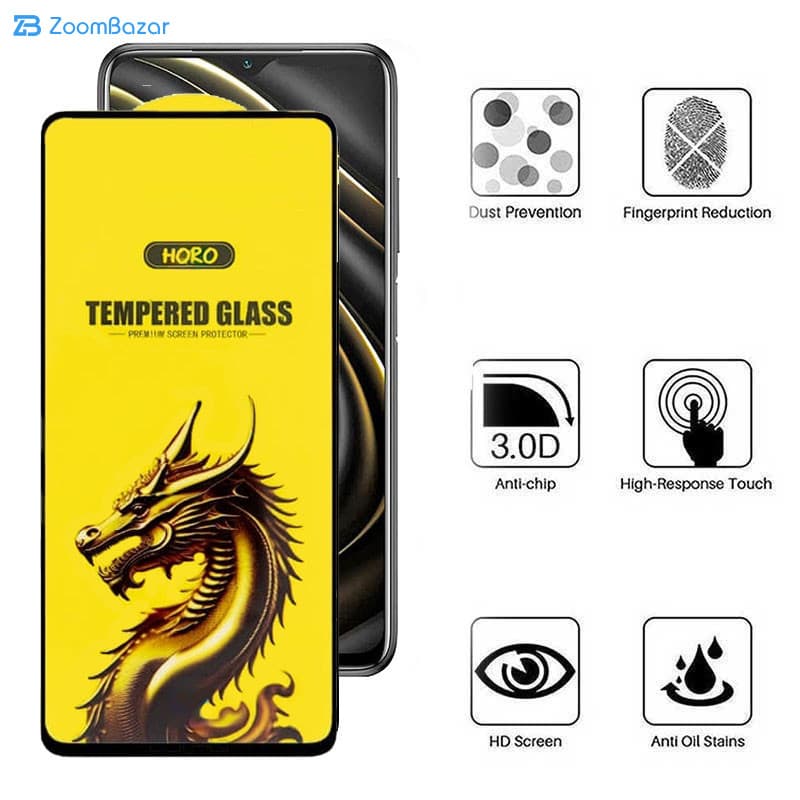 گلس اپیکوی مدل Golden Dragon مناسب برای گوشی موبایل شیائومی Poco M3 / M2 Reloaded / M2 4G — تصویر ۳