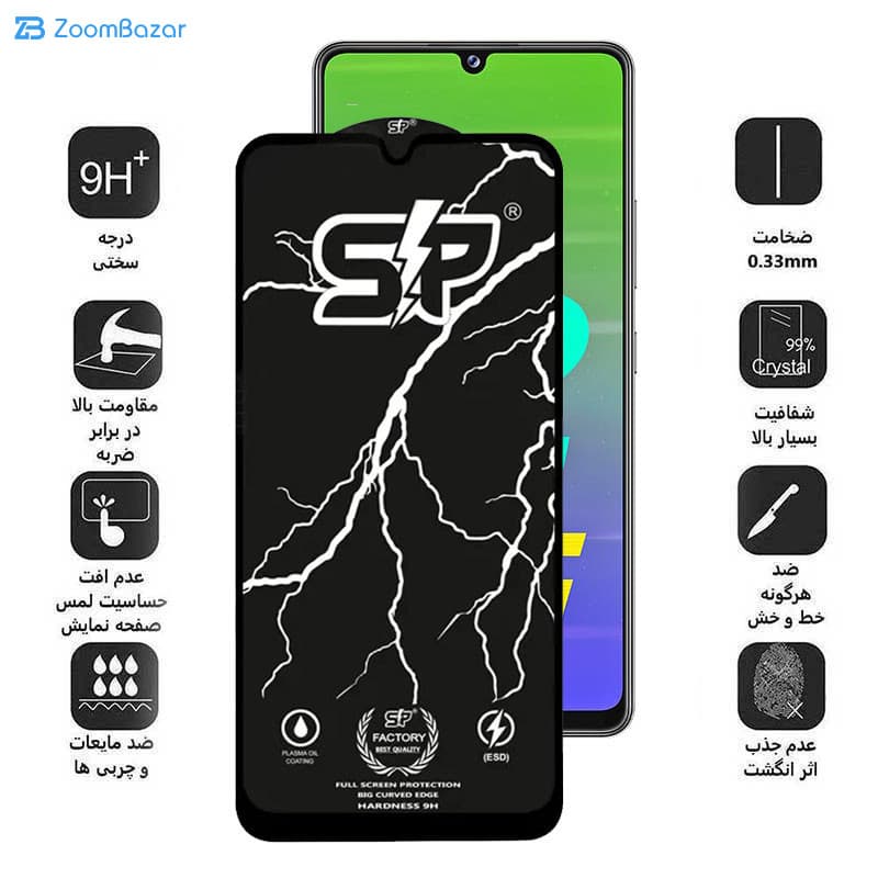 گلس اپیکوی مدل SP Factory مناسب برای گوشی موبایل سامسونگ Galaxy M42 5G/M34 5G/M33 5G/M32 5G/M13 4G/M12 4G — تصویر ۵