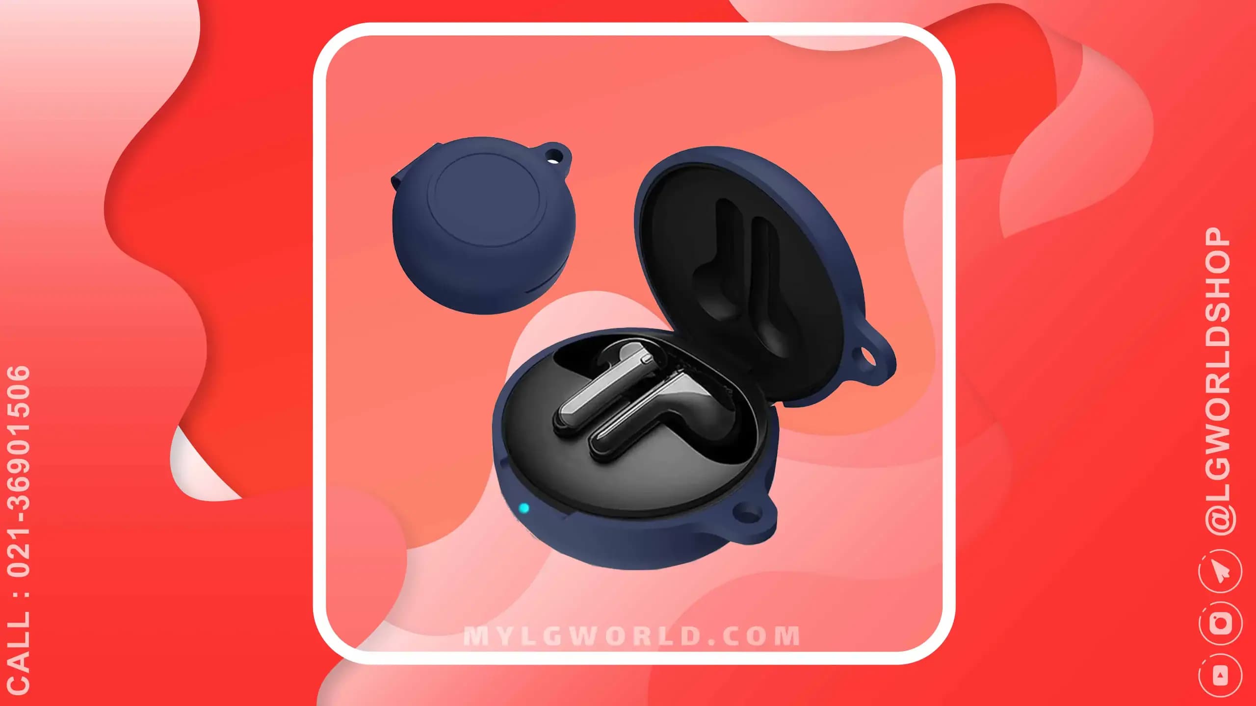 کاور سیلیکونی محافظ ایربادز LG TONE FN5