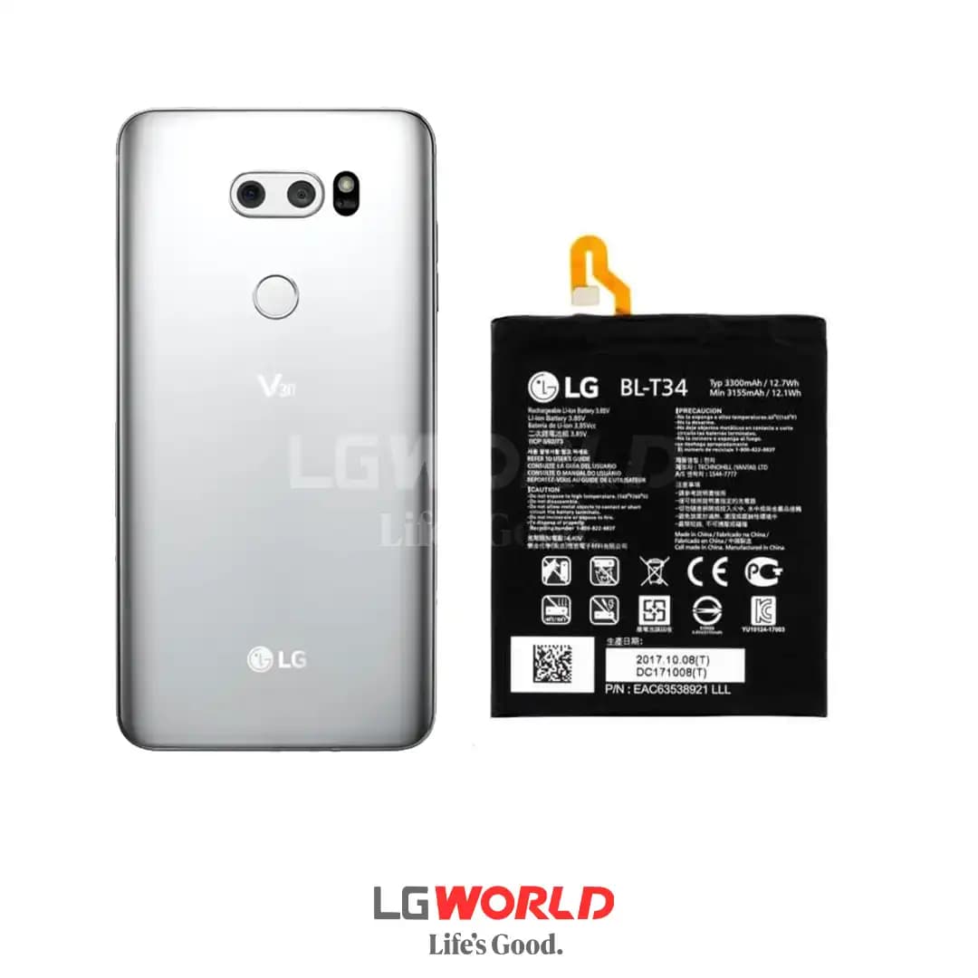باتری اورجینال گوشی موبایل LG V30 مدل BL-T34