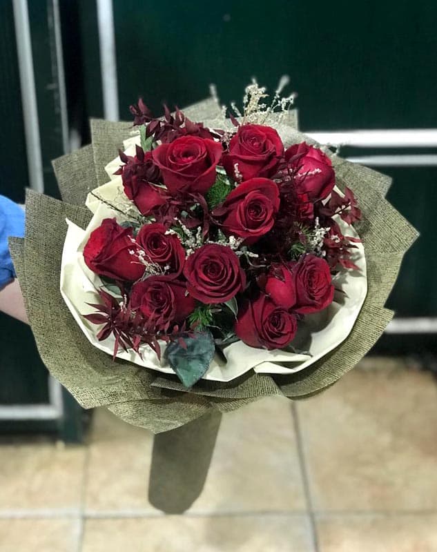 دسته گل گرد کد 542